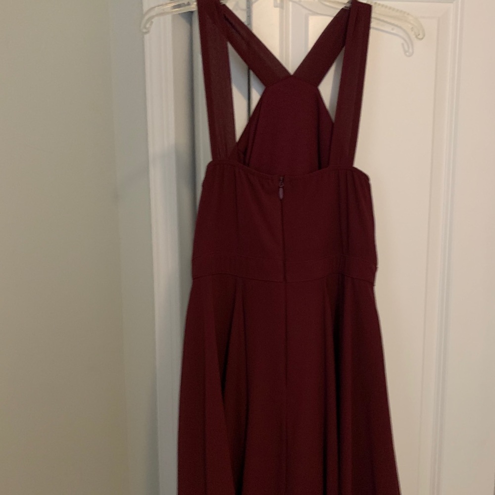 Burgundy Cocktail Dress